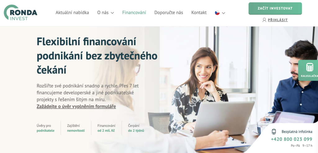 Ronda Invest recenzia, Investičná platforma