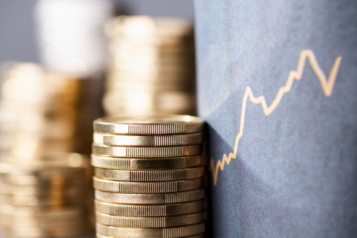 Rising prices due to inflation inflace