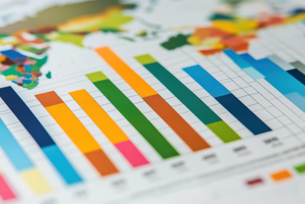 GDP growth comparison between developed and developing nations Featuring color-coded bar charts - ForexMag.cz ekonomika