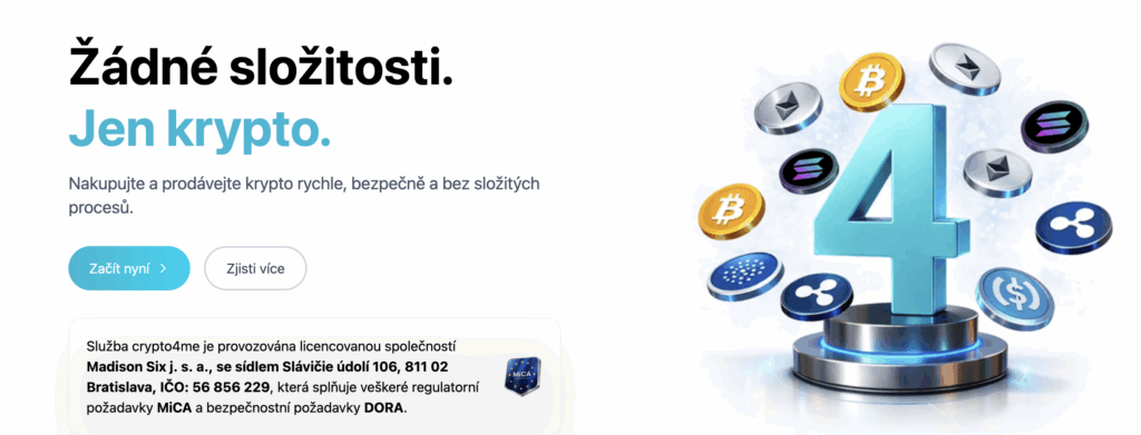 Snímek obrazovky 2026-03-11 v 182108 - ForexMag.cz Pohled na web brokera: https://crypto4me.eu/. crypto4me licence
