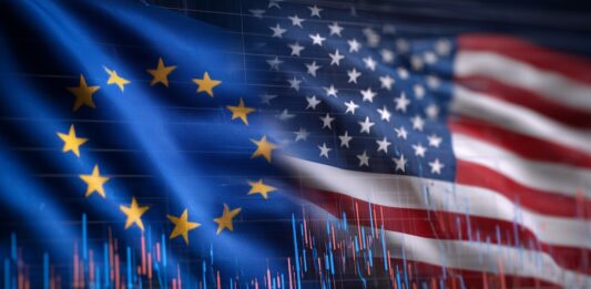 USA vs. Evropské dividendové akcie: Jak vybudovat stabilní dividendové portfolio s vysokým výnosem? USA vs. Evropa. Zdroj: Adobe Stock (Generováno AI)