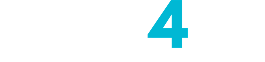 Crypto4me brand logo: white letters with a teal '4' replacing the digit in the name